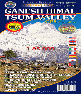 Ganesh Himal Tsum Valley Trekking Map Back Cover