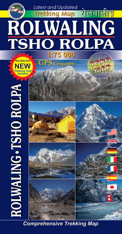 Rolwaling Trekking Map